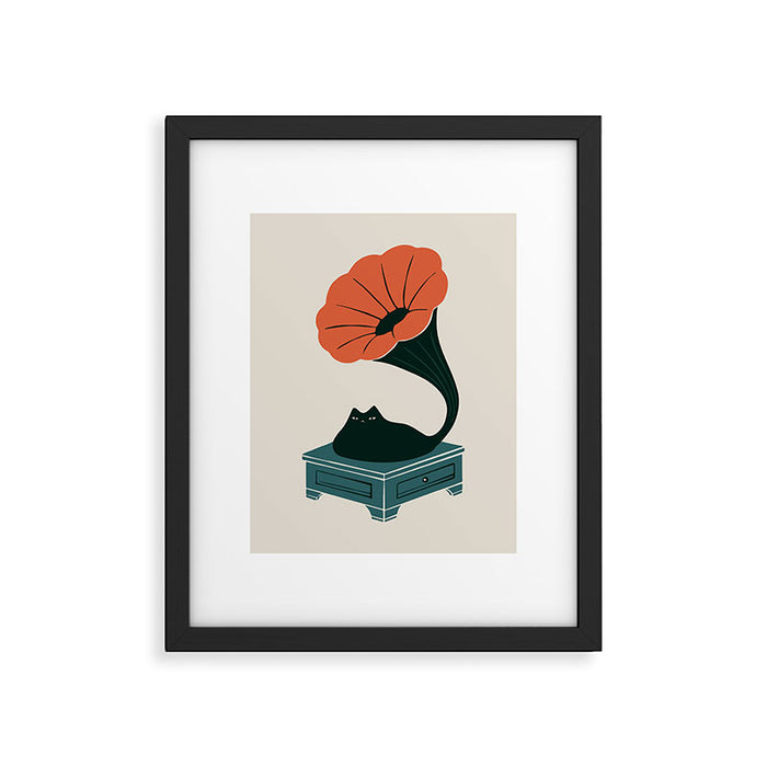 Grameowphone Framed Art Print Gallery Image 1