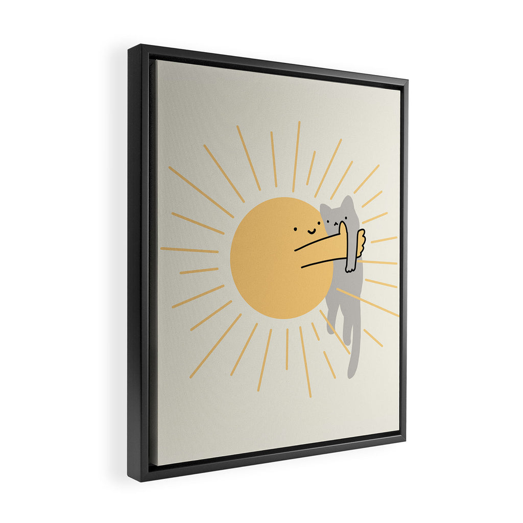 Have a Meowvelous Day Framed Canvas Print Gallery Image 2