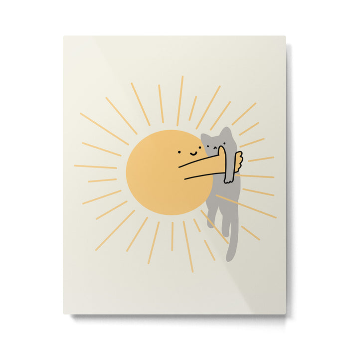 Have a Meowvelous Day Metal Print Gallery Image 1