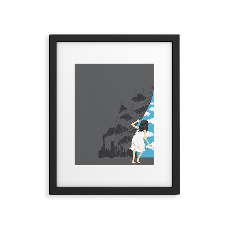 Hey Mr. Blue Sky Framed Art Print Gallery Image 5