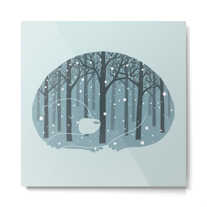 Hibearnation Metal Print Gallery Image 1