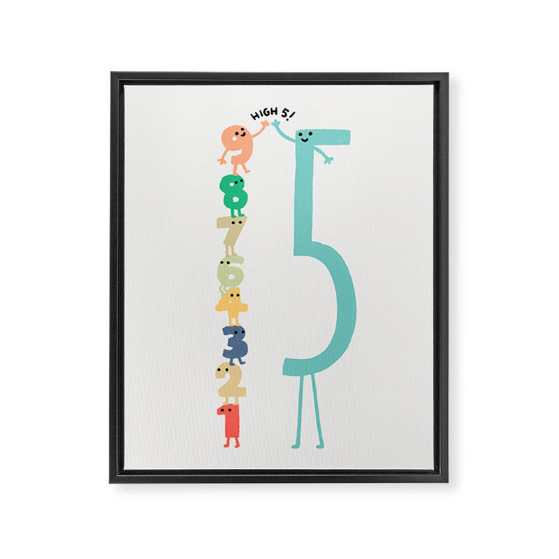 High 5! Framed Canvas Print Gallery Image 6