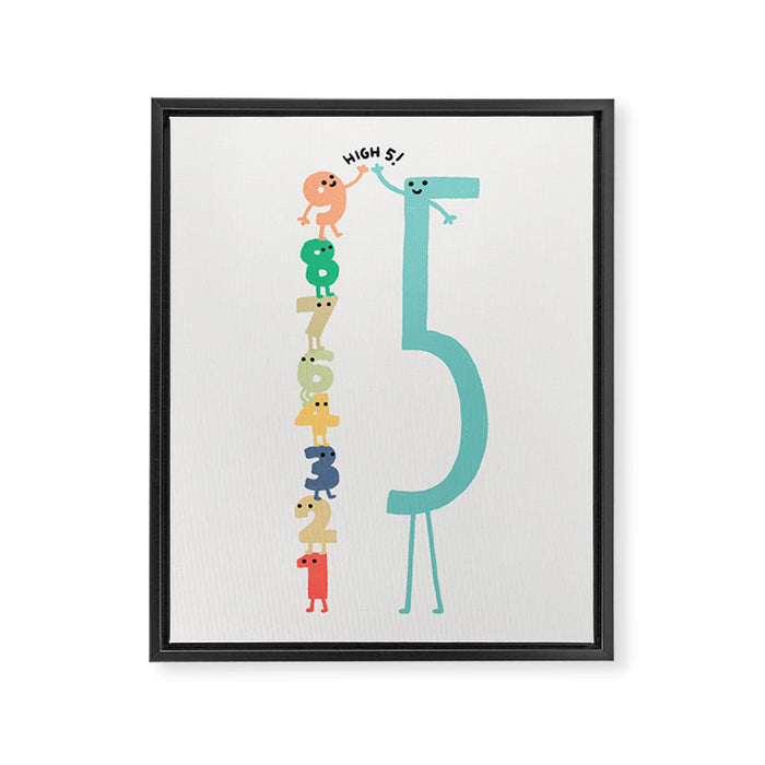 High 5! Framed Canvas Print Gallery Image 1