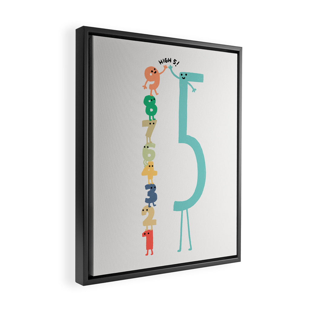High 5! Framed Canvas Print Gallery Image 2