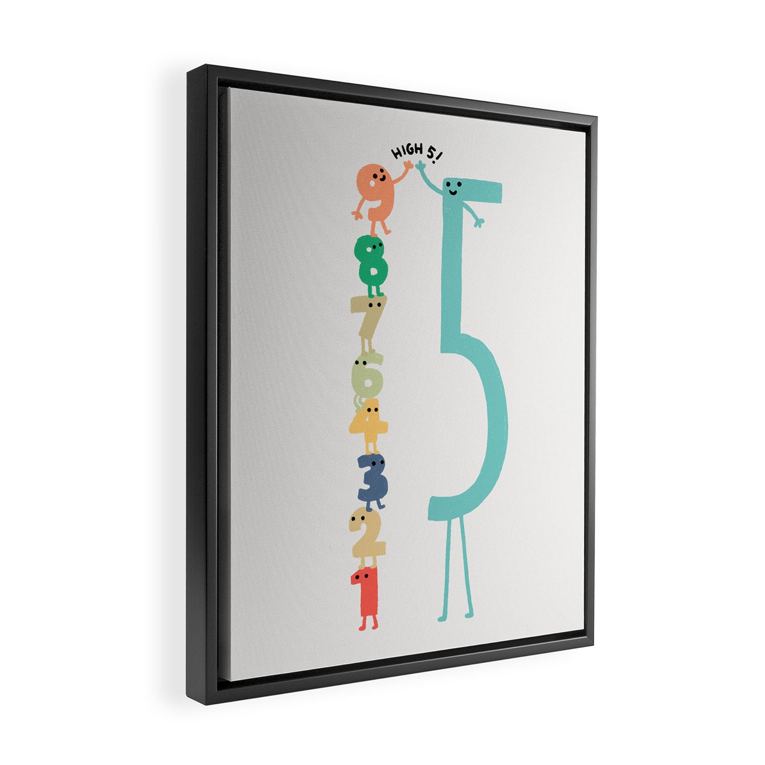High 5! Framed Canvas Print Gallery Image 2