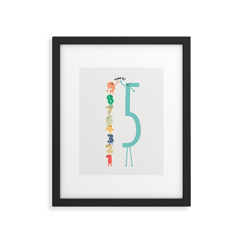 High 5! Framed Art Print Gallery Image 5