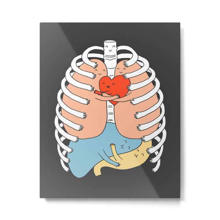 Hugs Keep Us Alive 2 Metal Print Gallery Image 1