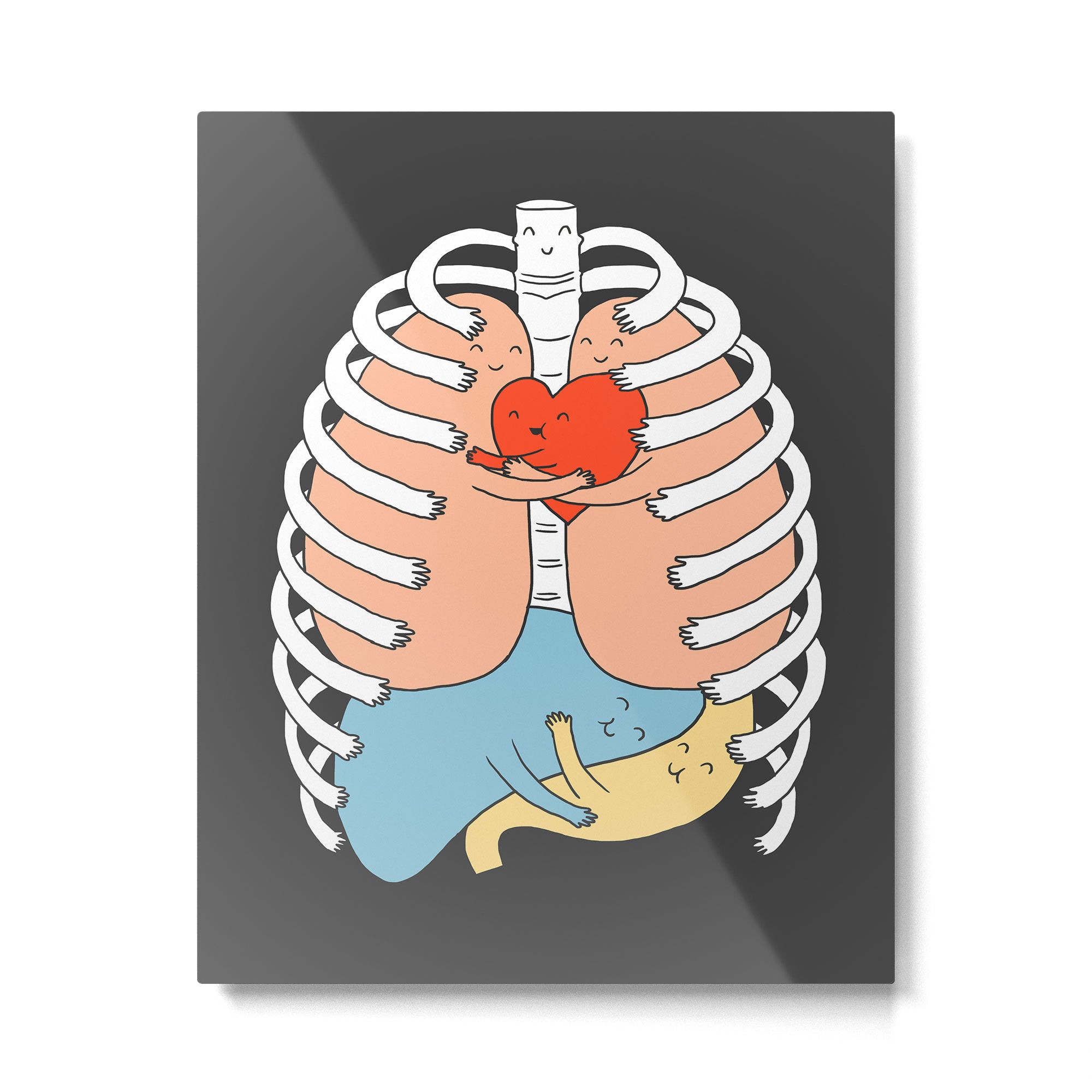 Hugs Keep Us Alive 2 Metal Print Gallery Image 4