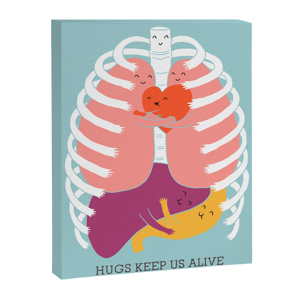 Hugs keep us alive Canvas Print Gallery Image 6