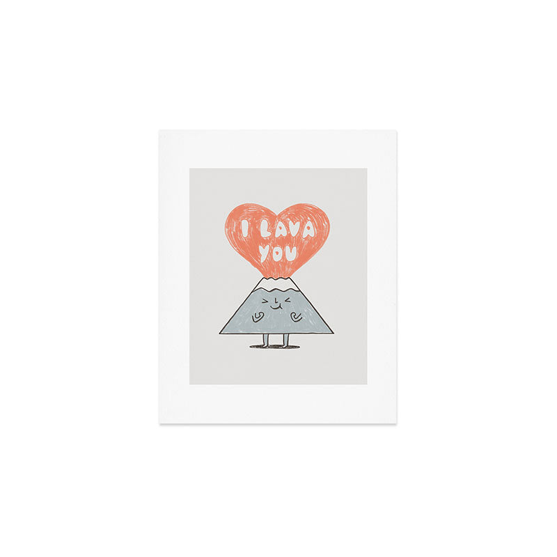 I Lava You 2 Art Print Gallery Image 1