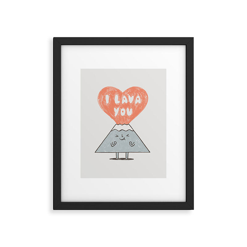 I Lava You 2 Framed Art Print Gallery Image 5