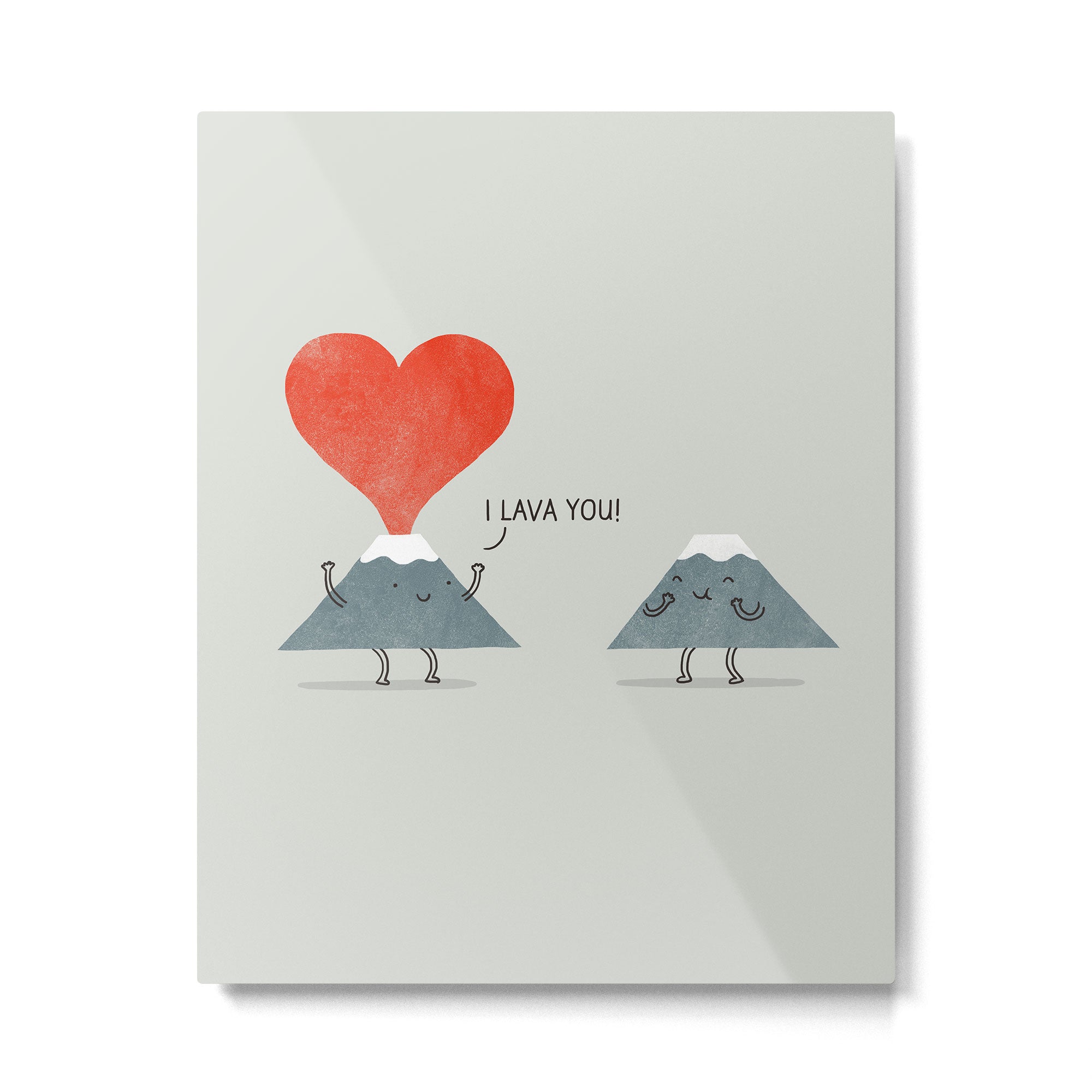 I Lava You Metal Print Gallery Image 6