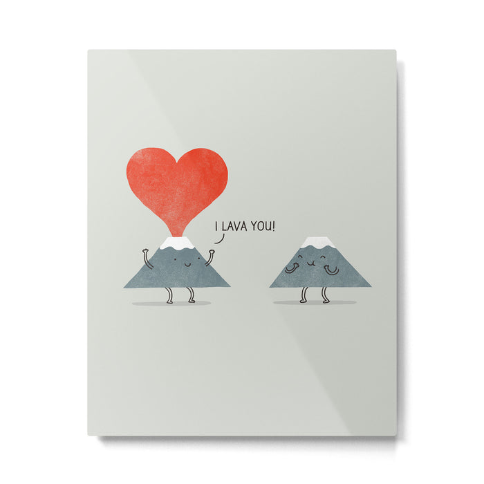 I Lava You Metal Print Gallery Image 1