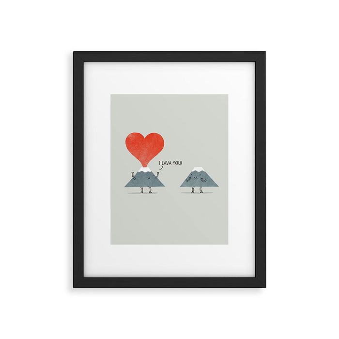 I Lava You Framed Art Print Gallery Image 1