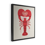 I LOB YOU Framed Canvas Print Gallery Image 2