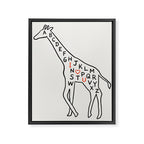I love you as high as I can reach Framed Canvas Print Gallery Image 6