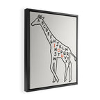 I love you as high as I can reach Framed Canvas Print Gallery Image 2