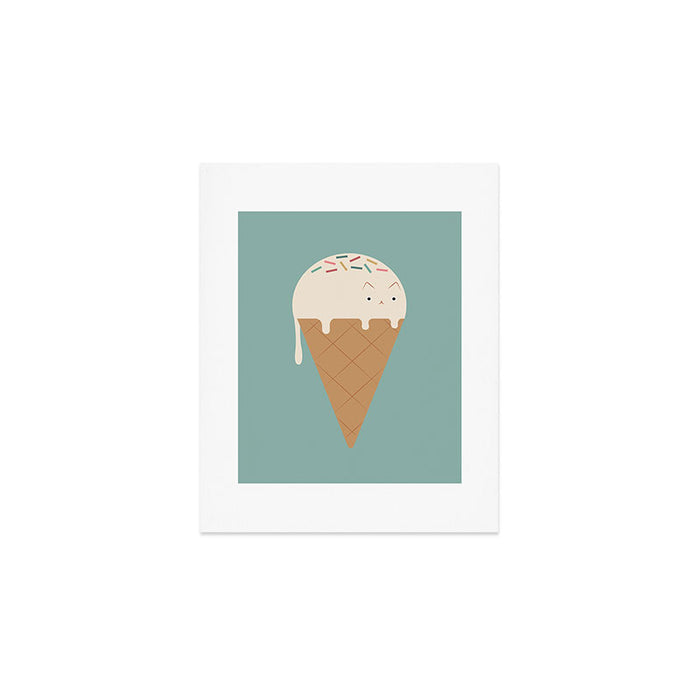 Ice Cream Cat Art Print Gallery Image 1