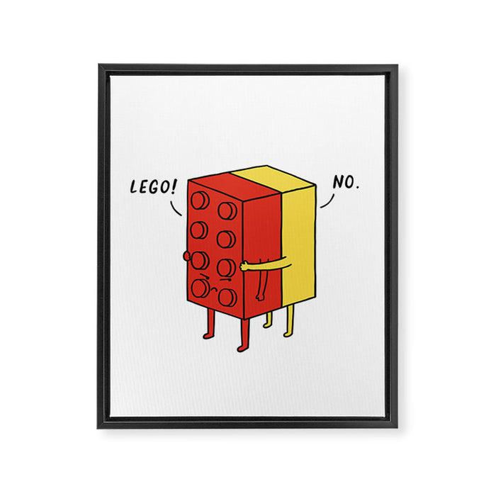 I'll Never Le Go Framed Canvas Print Gallery Image 1