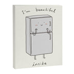 I'm Beautiful Inside Canvas Print Gallery Image 6