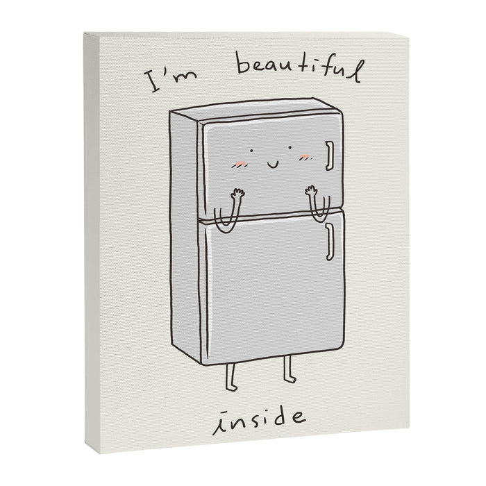 I'm Beautiful Inside Canvas Print Gallery Image 1