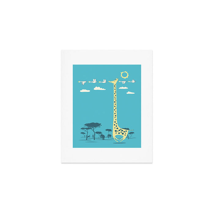 I'm like a bird (blue) Art Print Gallery Image 1
