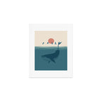 I'm like a bird - Whale Art Print Gallery Image 1