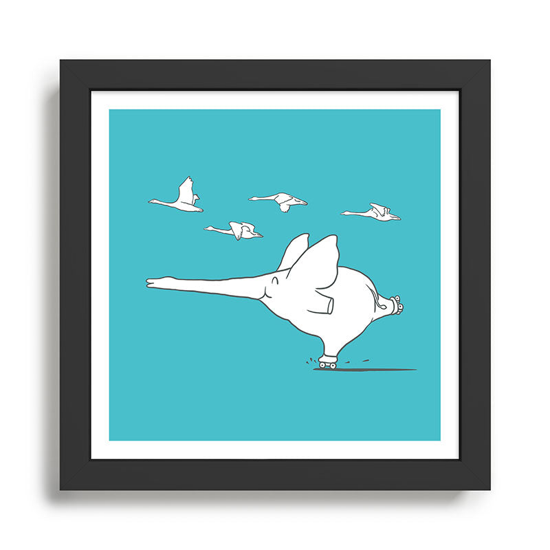 I'm like a swan Framed Art Print Gallery Image 1