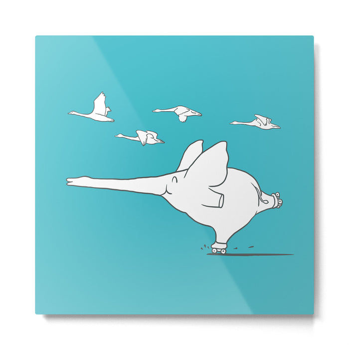I'm like a swan Metal Print Gallery Image 1
