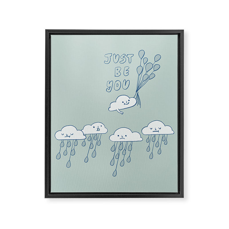 Just Be You Framed Canvas Print Gallery Image 6