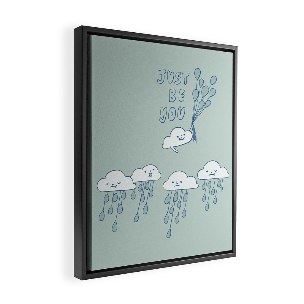 Just Be You Framed Canvas Print Gallery Image 2