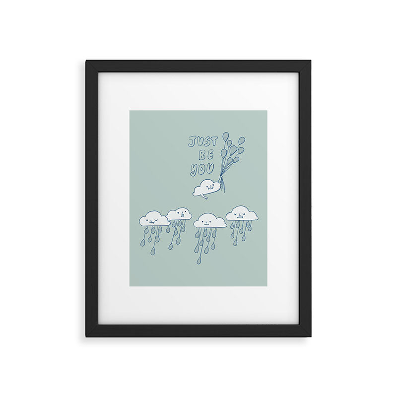 Just Be You Framed Art Print Gallery Image 5