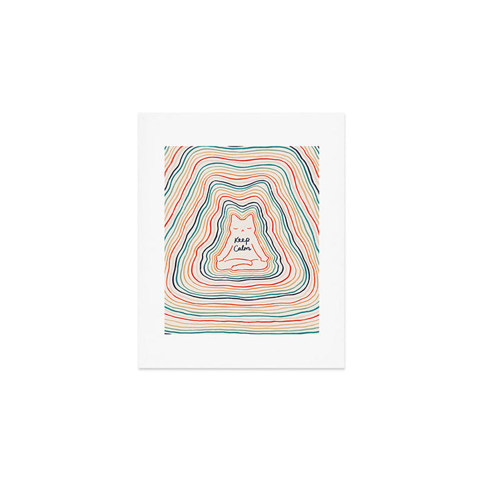 Keep Calm Cat 2 Art Print Gallery Image 1
