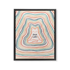 Keep Calm Cat 2 Framed Canvas Print Gallery Image 8