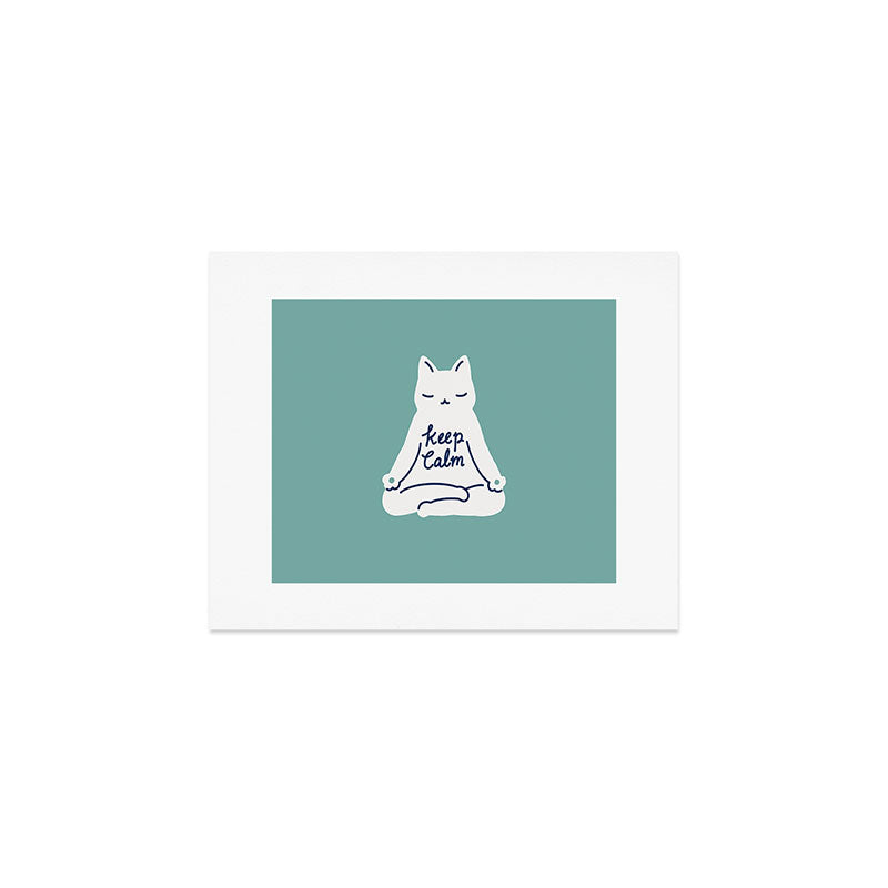 Keep Calm Cat Art Print Gallery Image 1
