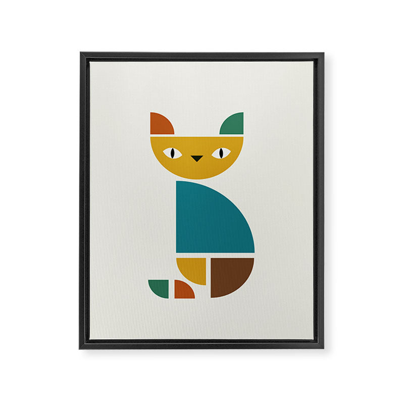 Kitty 1 Framed Canvas Print Gallery Image 8