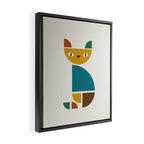 Kitty 1 Framed Canvas Print Gallery Image 2