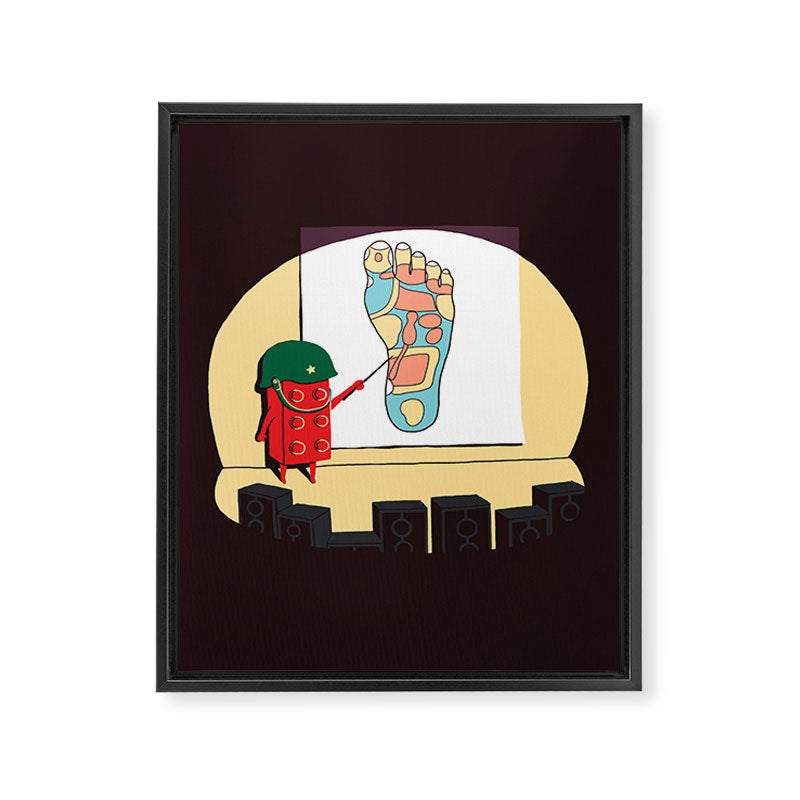 Know your enemy Framed Canvas Print Gallery Image 8