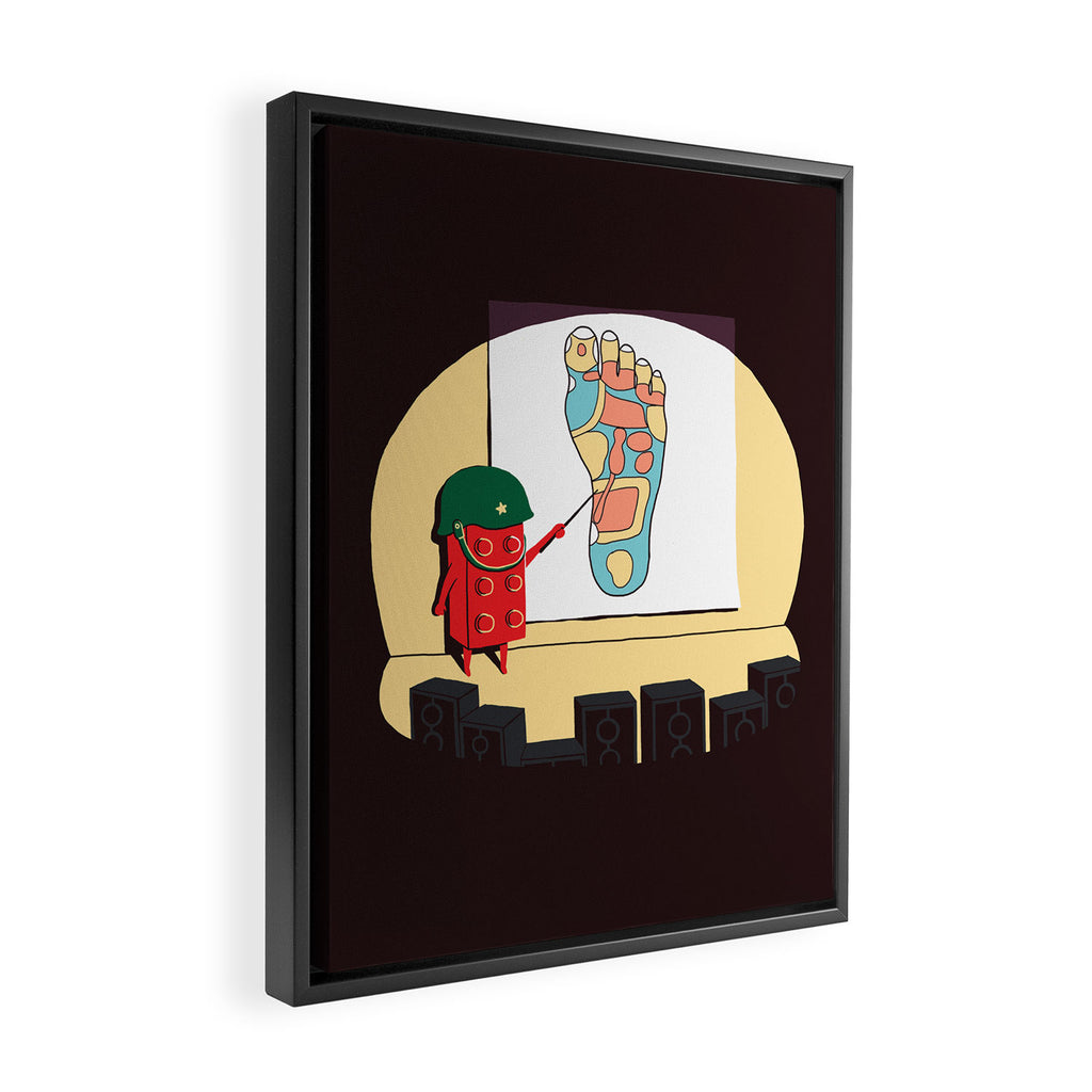 Know your enemy Framed Canvas Print Gallery Image 2