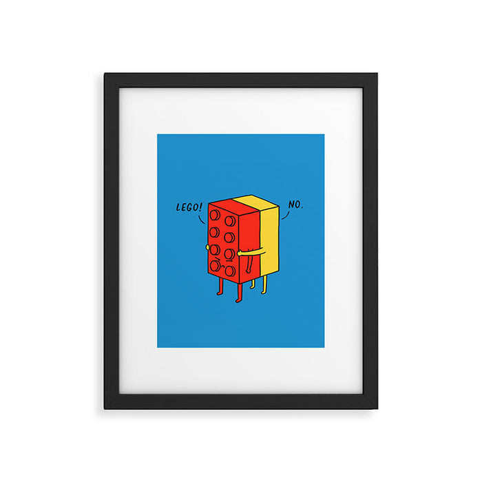 Le go! No Framed Art Print Gallery Image 1