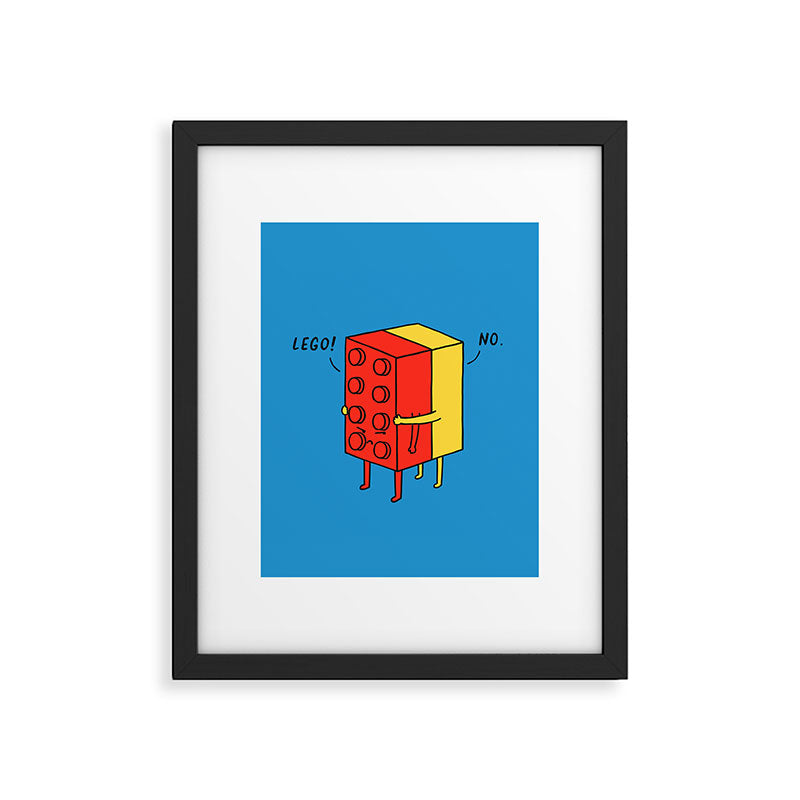 Le go! No Framed Art Print Gallery Image 6