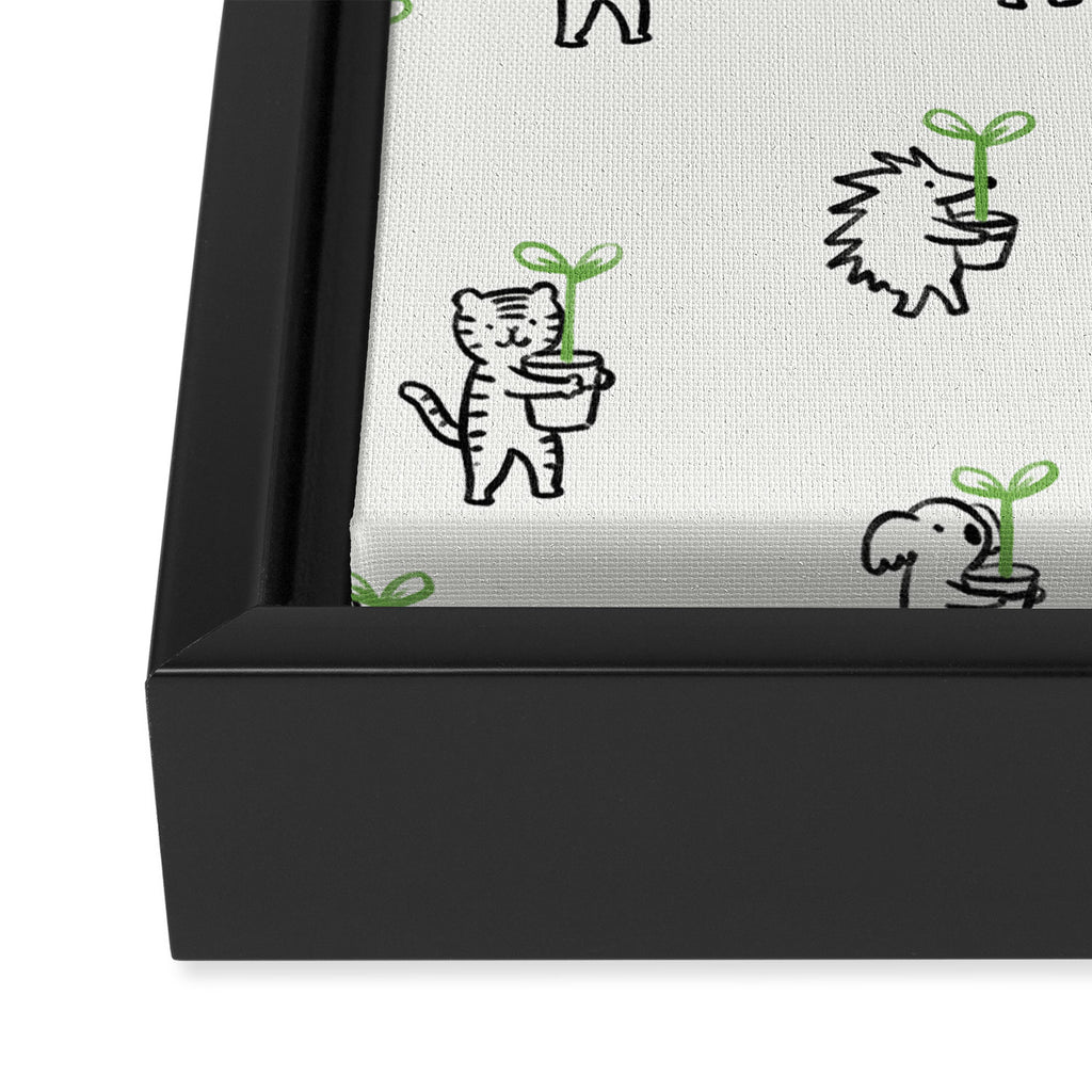 Let's plant a forest Framed Canvas Print Gallery Image 3