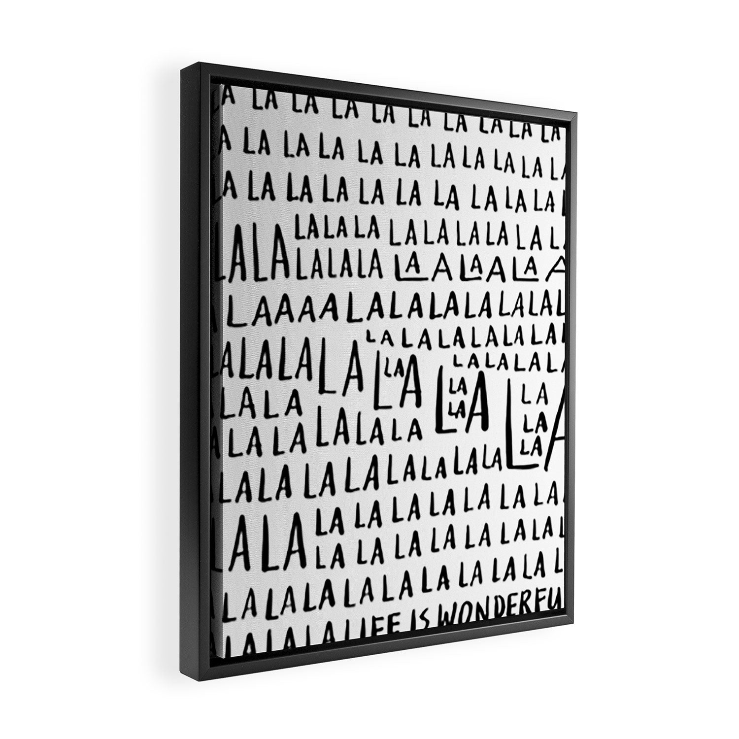 Life is Wonderful Framed Canvas Print Gallery Image 2