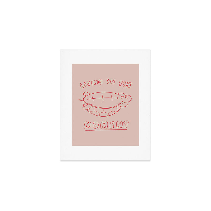 Living in the moment Art Print Gallery Image 1
