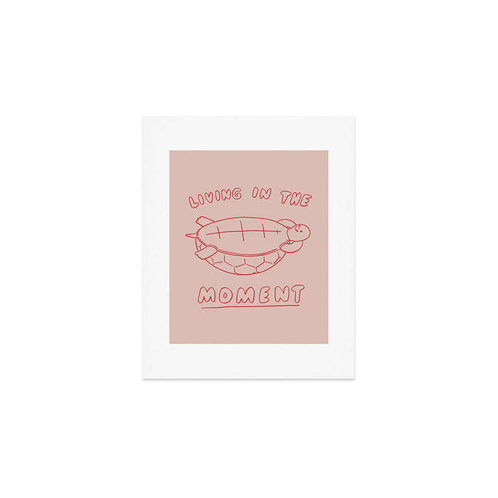 Living in the moment Art Print Gallery Image 1