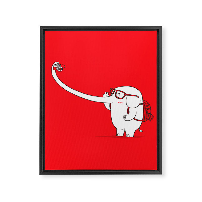 Lonely Traveller Framed Canvas Print Gallery Image 8