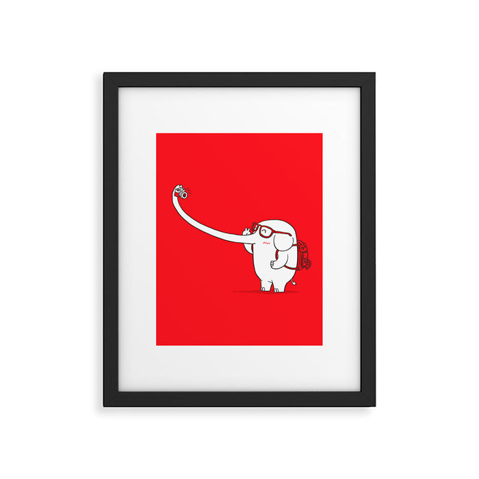 Lonely Traveller Framed Art Print Gallery Image 1
