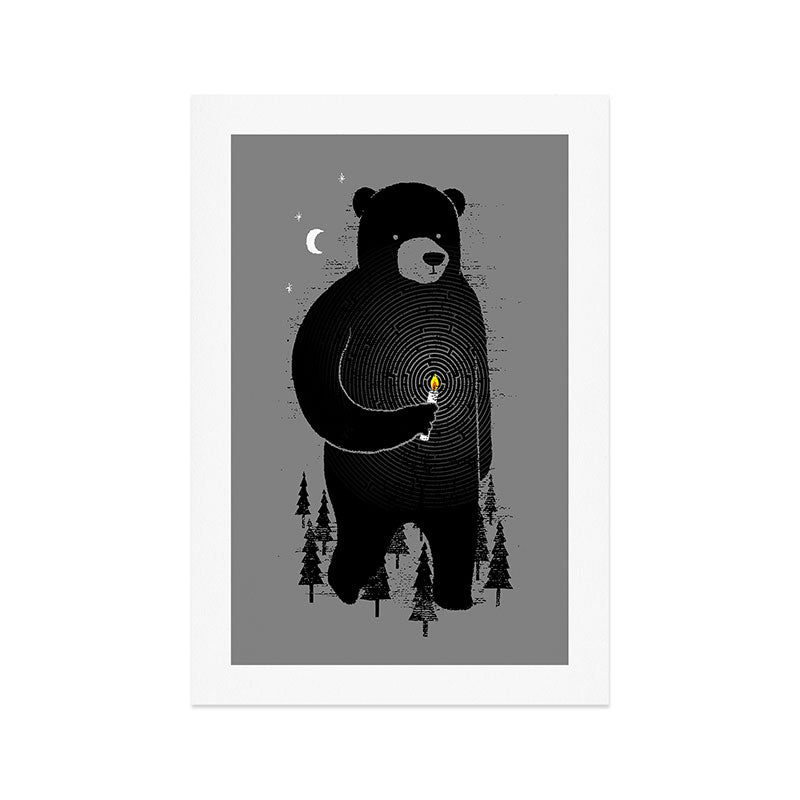 Lost in the wood Art Print Gallery Image 1