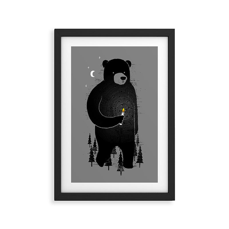 Lost in the wood Framed Art Print Gallery Image 2