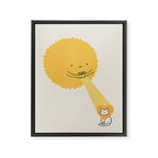 Love keeps the heart warm Framed Canvas Print Gallery Image 8